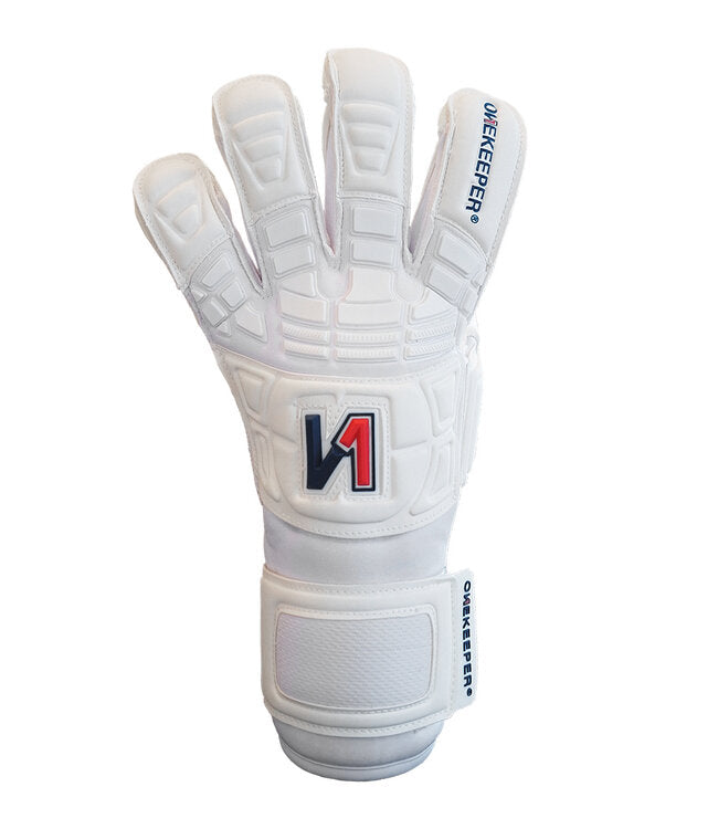 Solid White Onekeeper GK Gloves