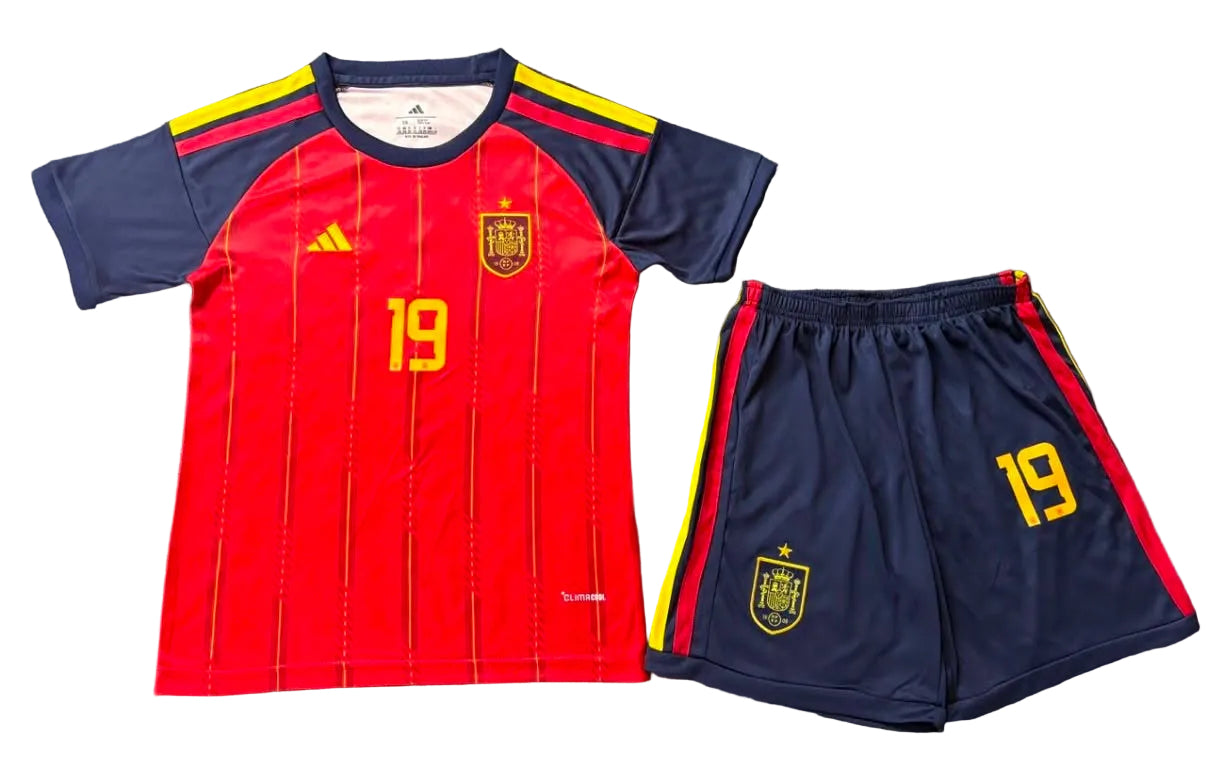 Spain Home Football Kit Kids