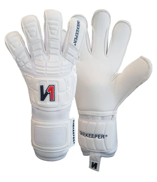 Solid White Onekeeper GK Gloves